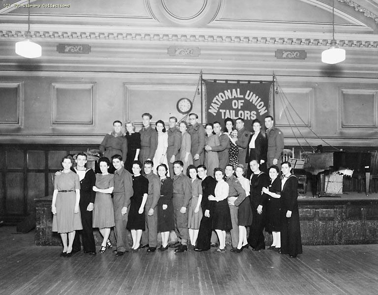 National Union of Tailors and Garment Workers' social, Glasgow, 1940s