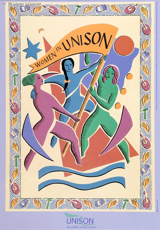Women in UNISON poster, 1996