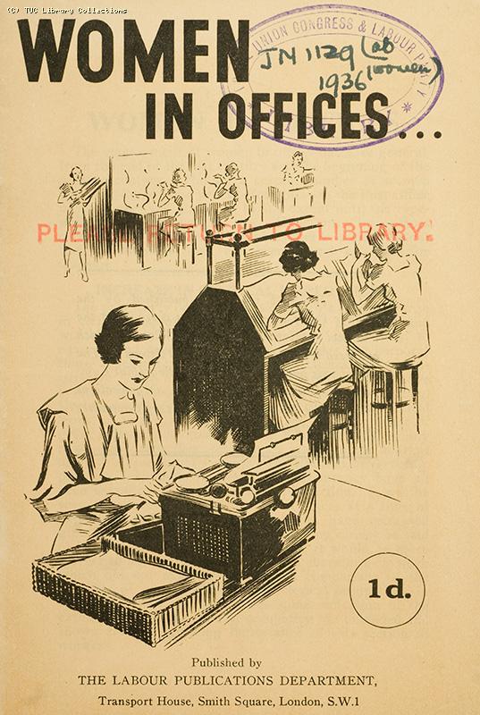Women in offices - Labour Party report, 1936