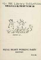Equal Rights Working Party report, 1975