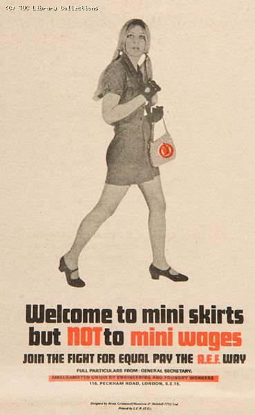 Welcome to mini skirts but not to mini wages, 1968