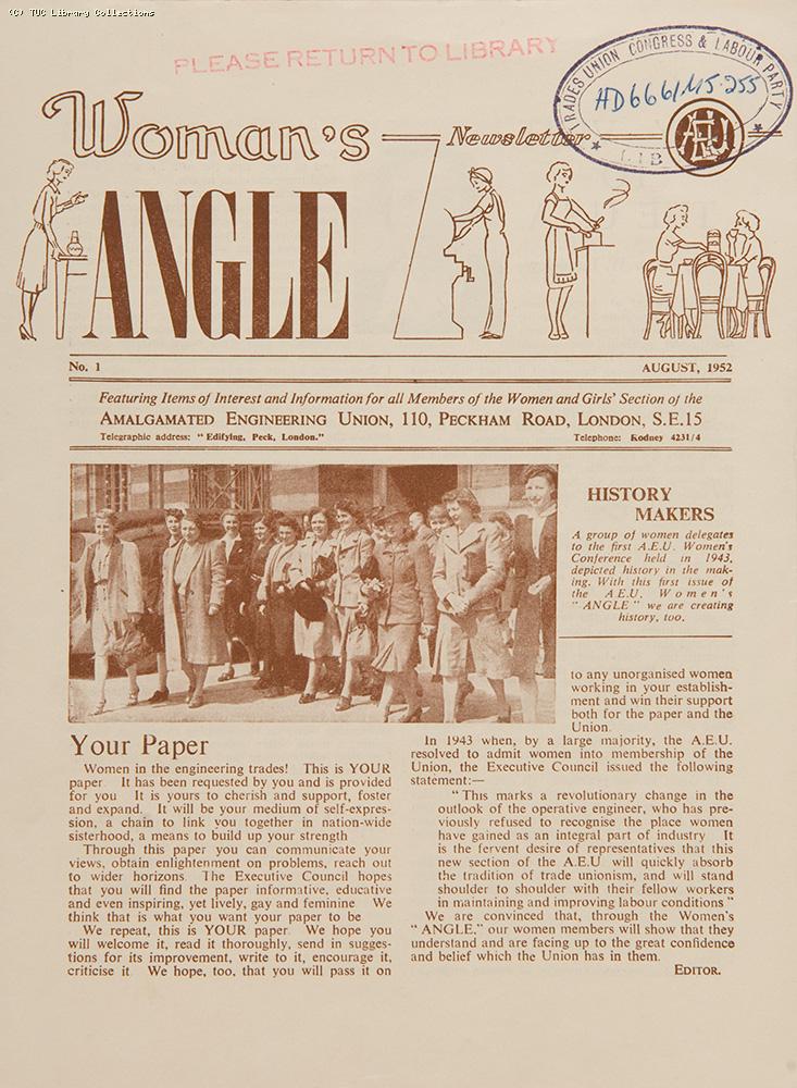 Woman's Angle, 1952