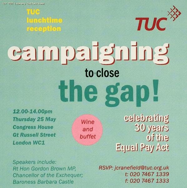 Campaigning to close the gap, 2000