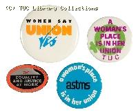 Women's trade union badges, 1980-2006