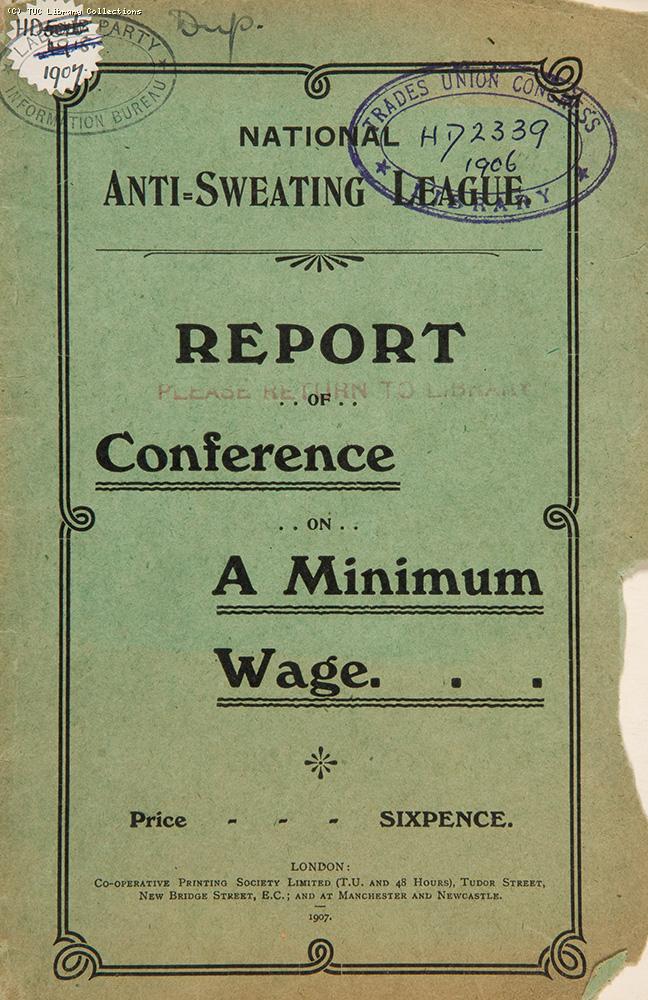 Minimum wage conference, 1906