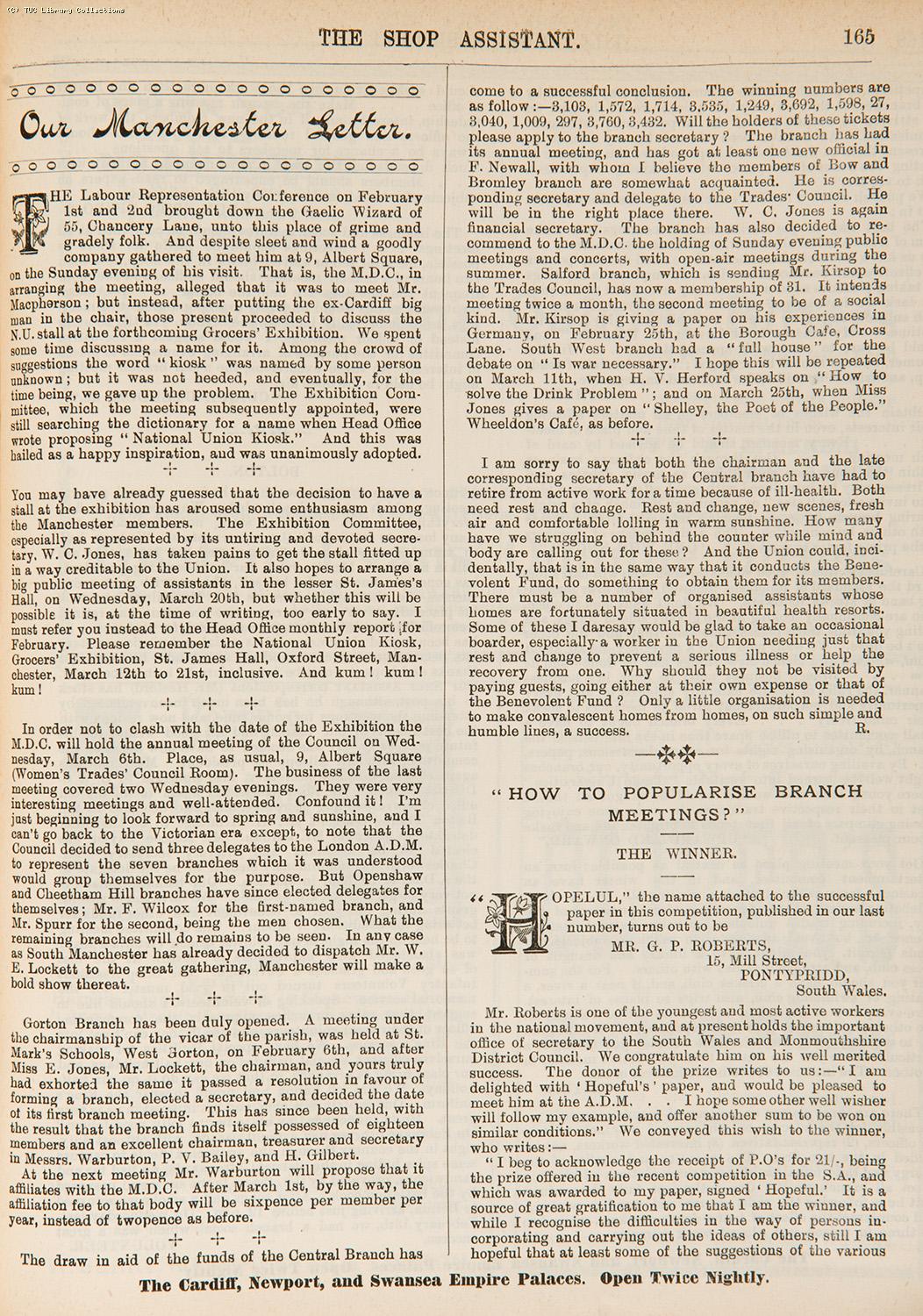 The delights of 'living-in', 1901