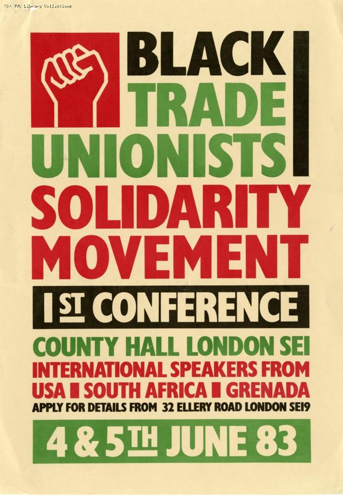 Black Trade Unionists Solidarity Movement conference, 1983