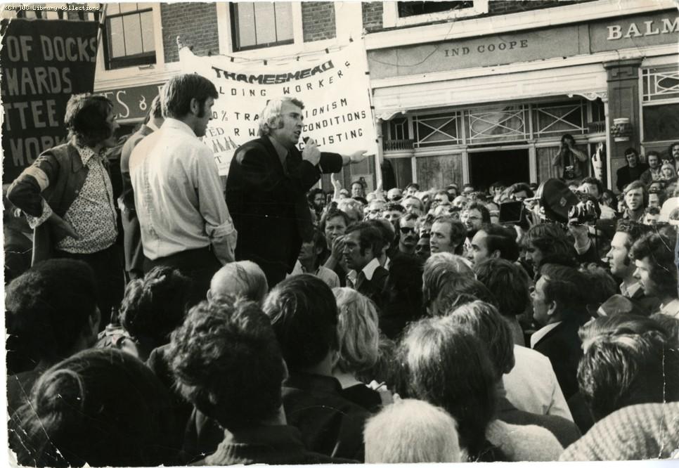 Release of the 'Pentonville Five', 1973