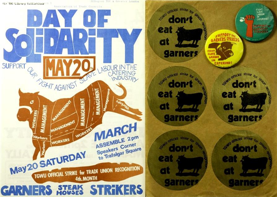 Garners' campaign badges