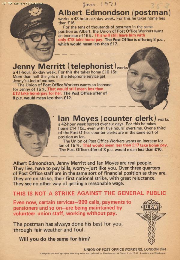 Post Office workers strike 1971