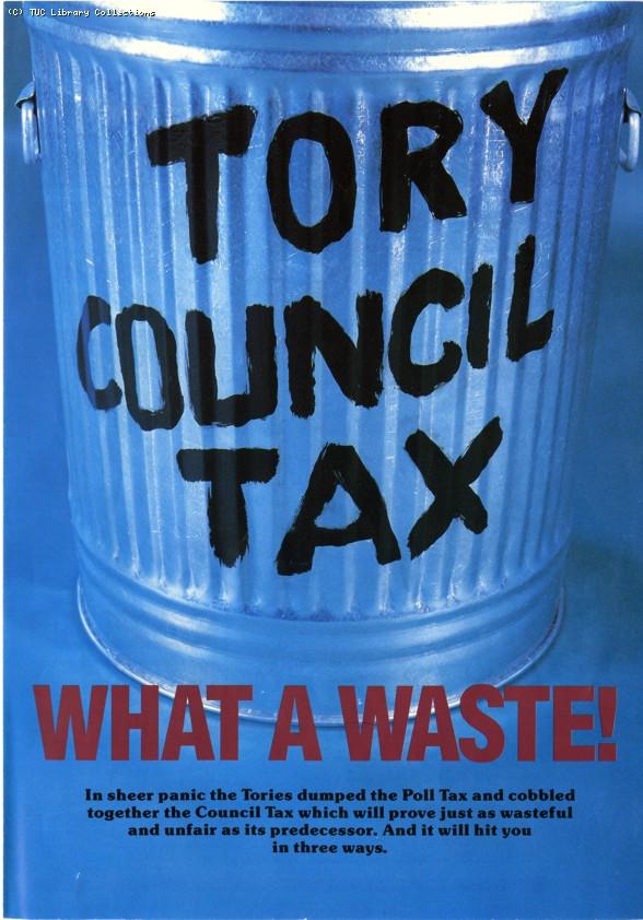 Tory Council Tax - what a waste, 1992