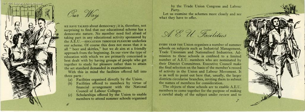 AEU educational scheme, 1953