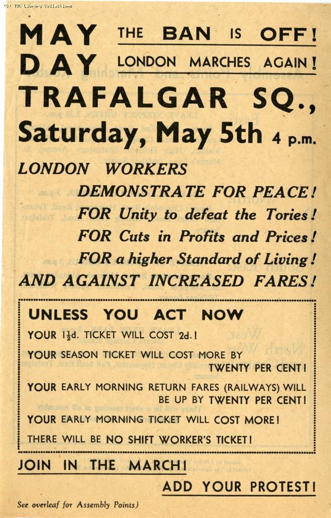May Day march, 1952
