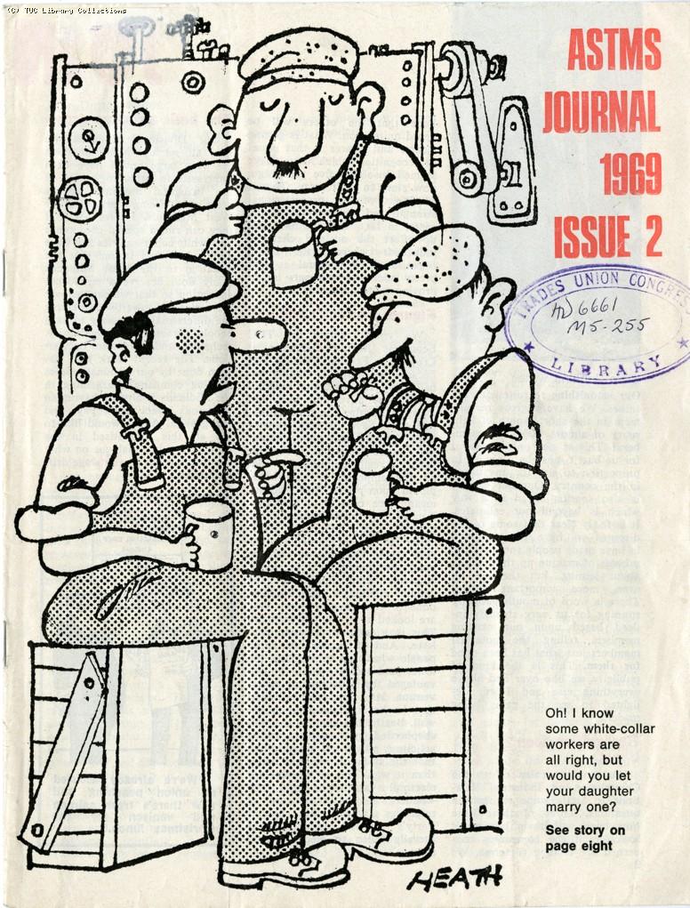 White collar workers - cartoon, 1969