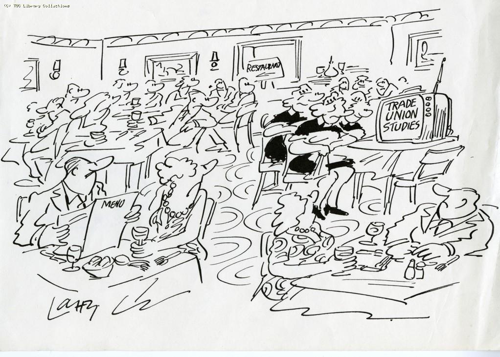 Trade Union Studies - cartoon, 1975