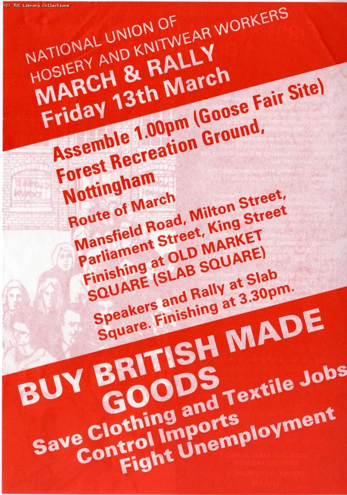 Buy British campaign - NUHKW leaflet, 1981