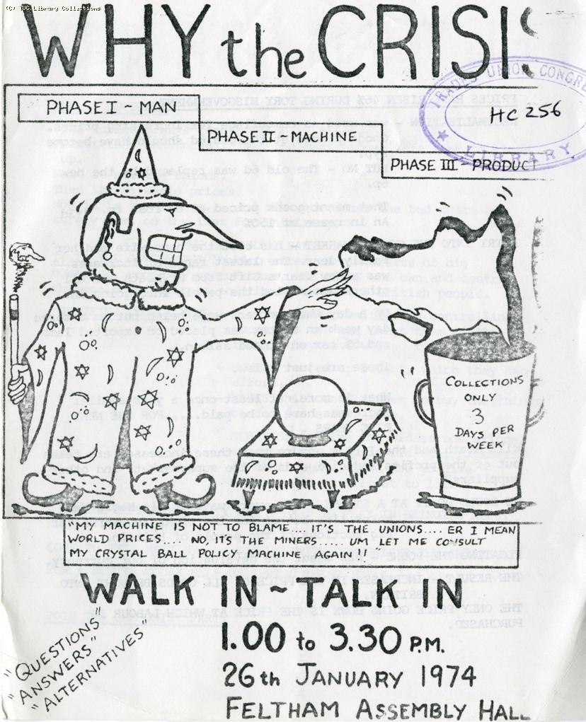 Why the crisis? 1974