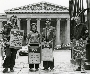 Picket line at British Museum, 1979