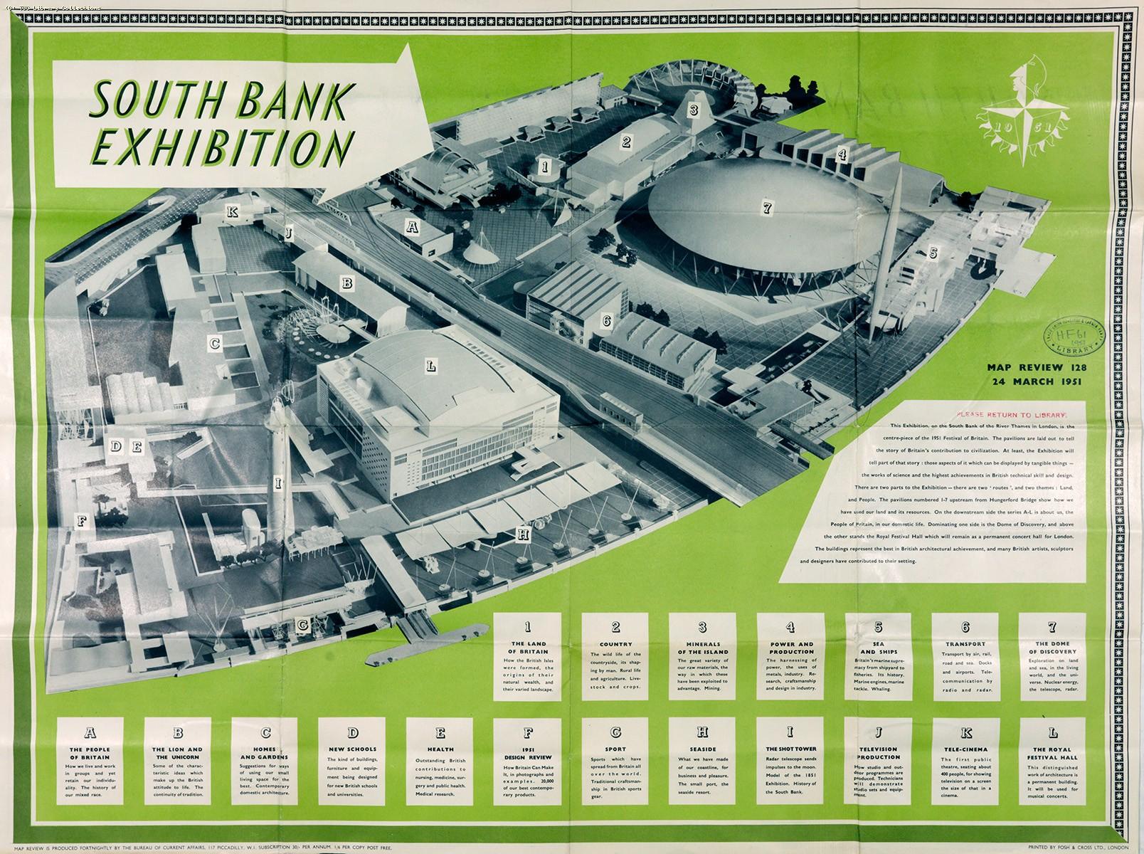 South Bank Exhibition - poster, 1951