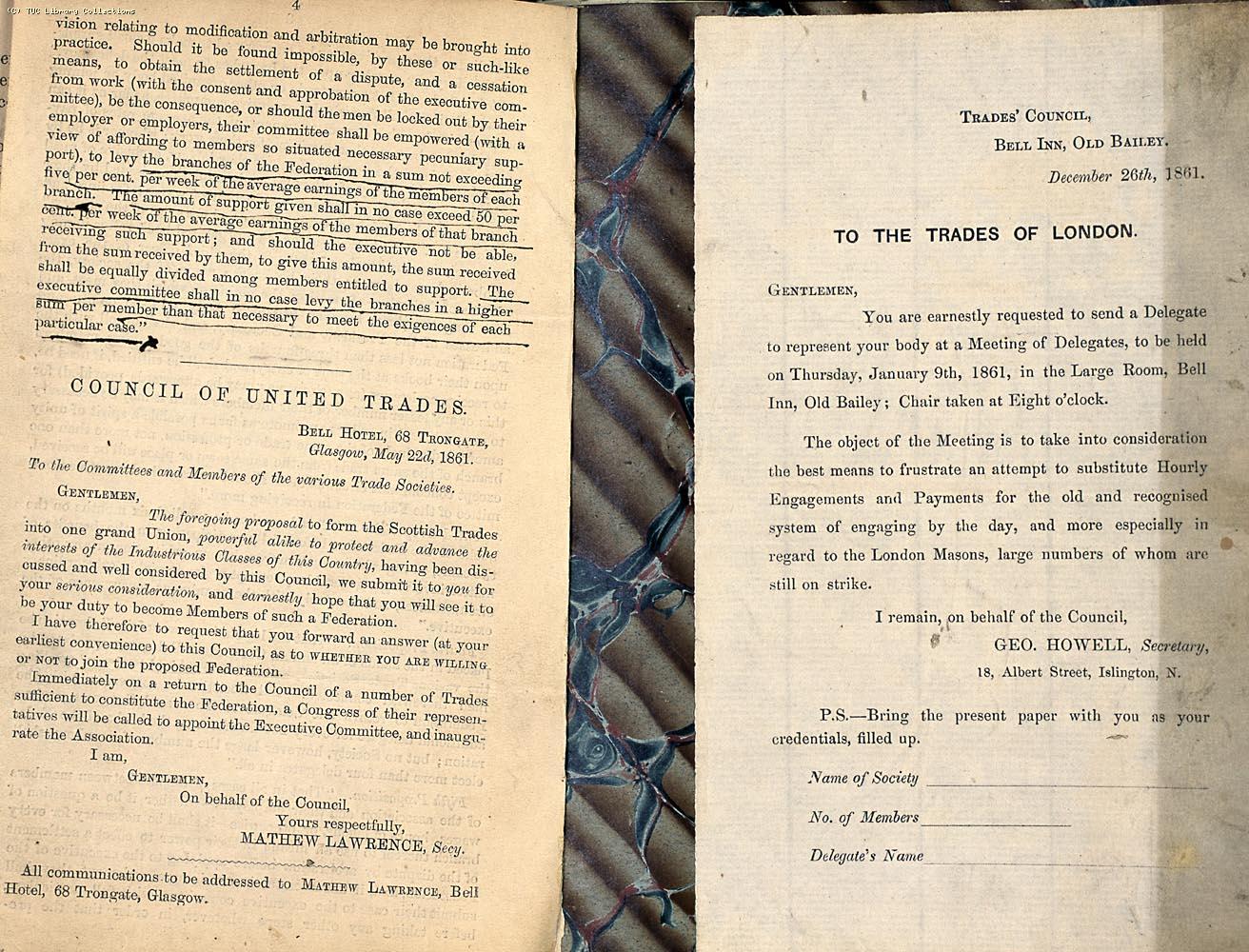 Proposal for a trade union federation in Scotland - Glasgow Council of United Trades, 1861 (page 3)
