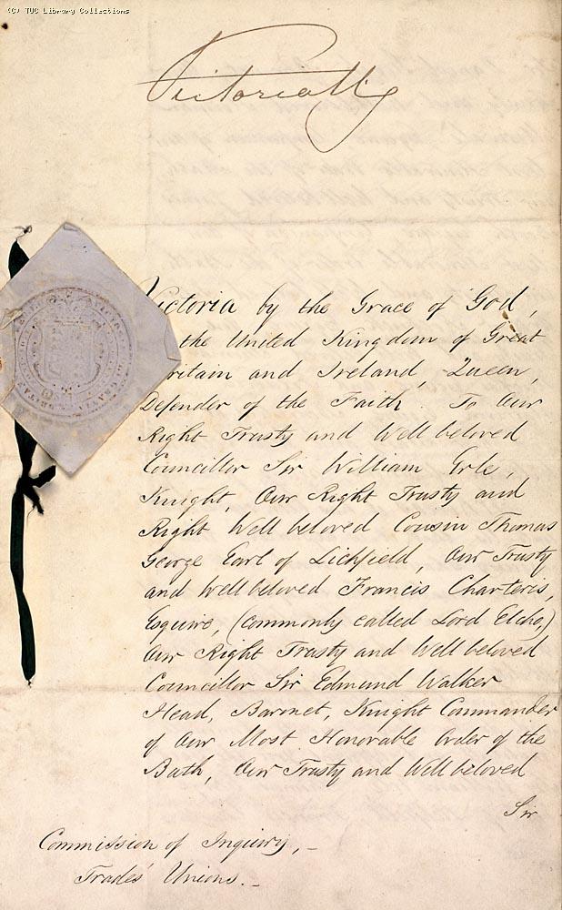 Royal Commission of Inquiry into Trade Unions, 1867