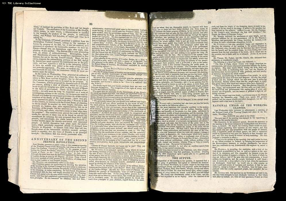 'The Poor Man's Guardian', No. 5, 6 August, 1831