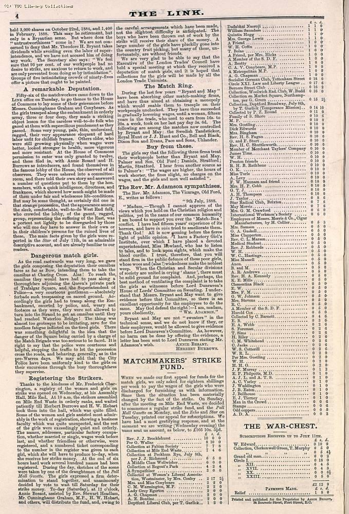 'The Link', 14 July 1888, (page 4)