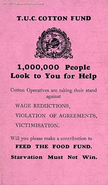 TUC Cotton Fund, 1932