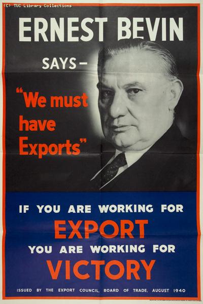 Ernest Bevin says 