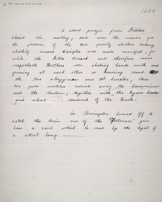 The Ragged Trousered Philanthropists - Manuscript, Page 1664