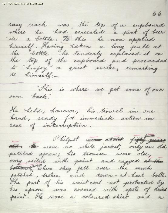 The Ragged Trousered Philanthropists - Manuscript, Page 66