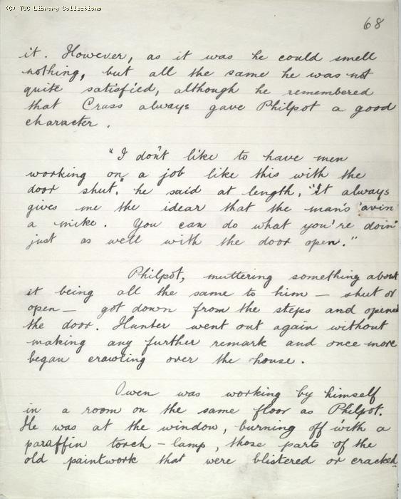 The Ragged Trousered Philanthropists - Manuscript, Page 68