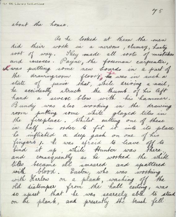 The Ragged Trousered Philanthropists - Manuscript, Page 75