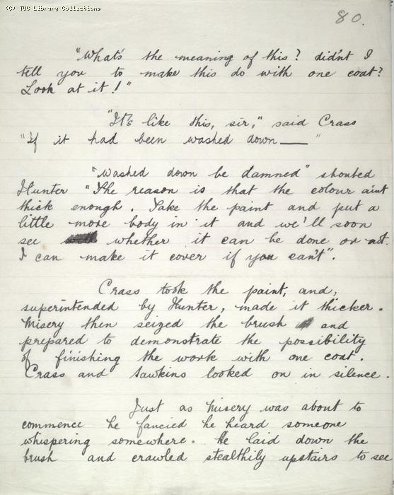 The Ragged Trousered Philanthropists - Manuscript, Page 80