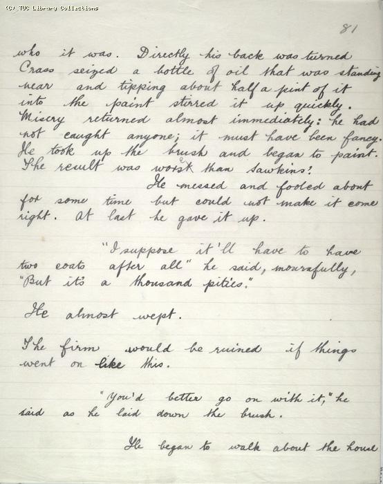 The Ragged Trousered Philanthropists - Manuscript, Page 81