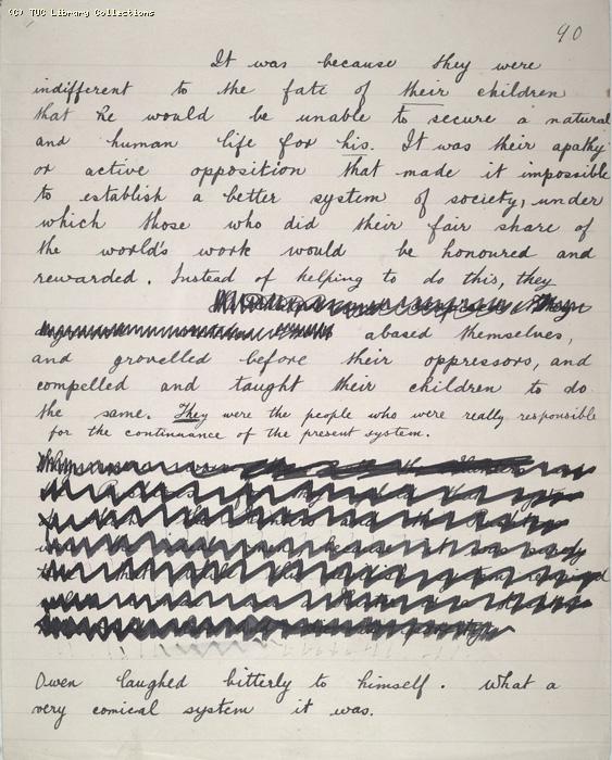 The Ragged Trousered Philanthropists - Manuscript, Page 90