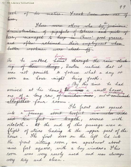 The Ragged Trousered Philanthropists - Manuscript, Page 99b