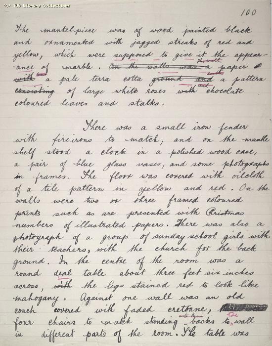 The Ragged Trousered Philanthropists - Manuscript, Page 100
