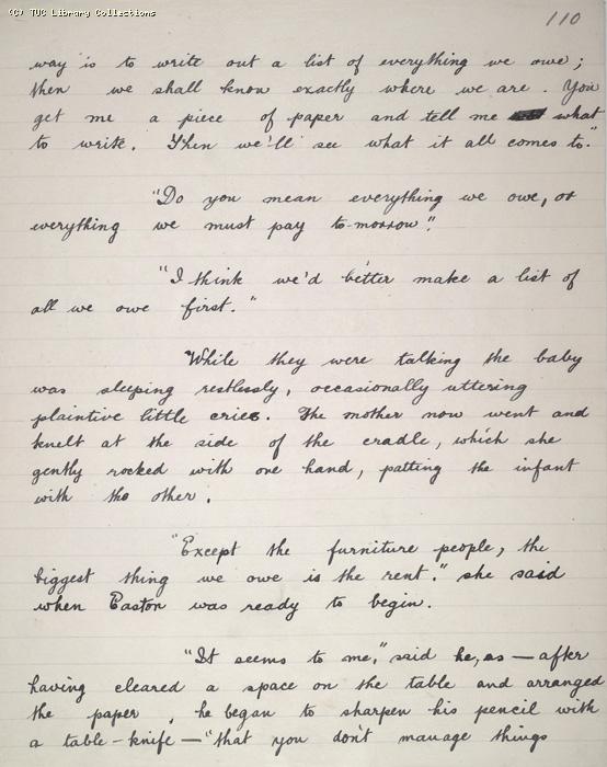 The Ragged Trousered Philanthropists - Manuscript, Page 110