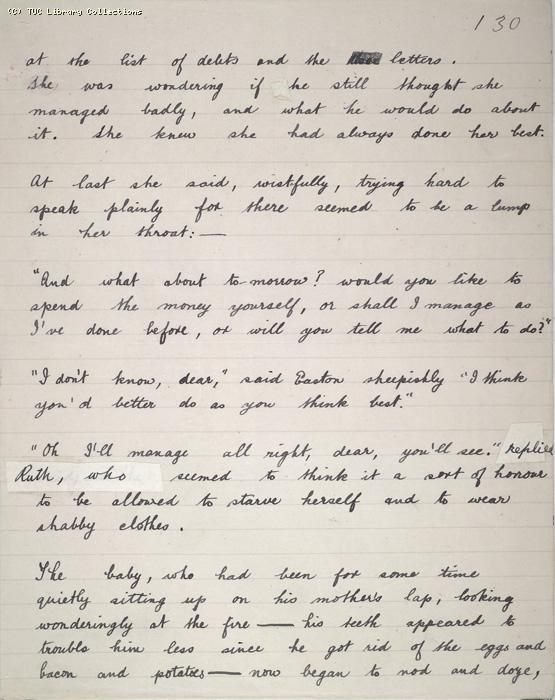 The Ragged Trousered Philanthropists - Manuscript, Page 130