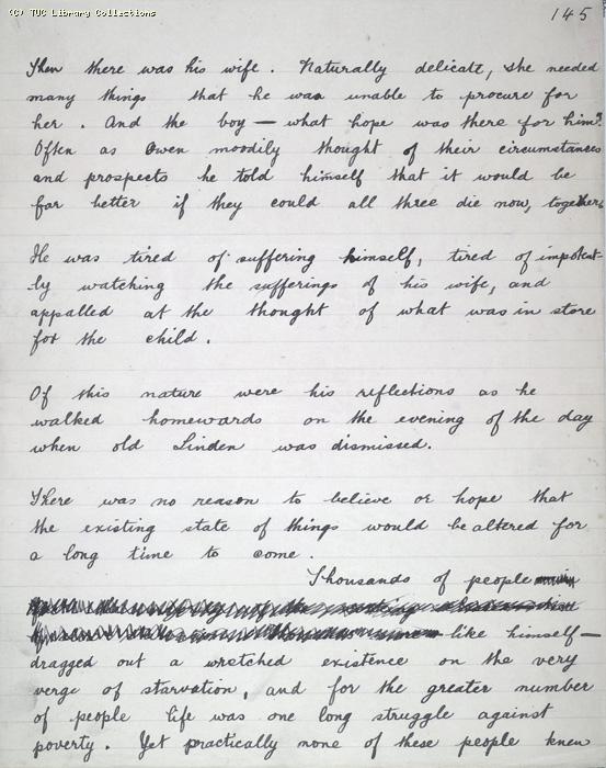 The Ragged Trousered Philanthropists - Manuscript, Page 145