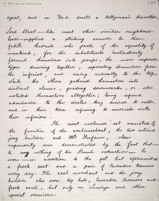 The Ragged Trousered Philanthropists - Manuscript, Page 170