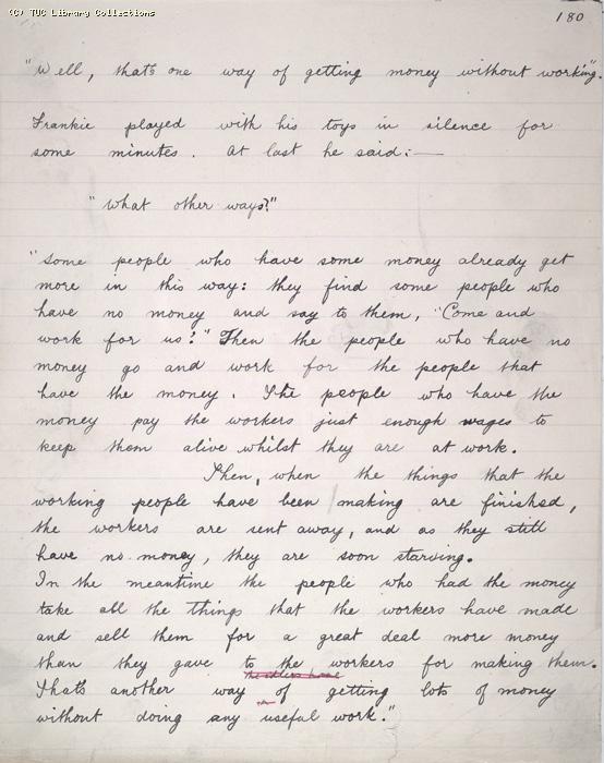 The Ragged Trousered Philanthropists - Manuscript, Page 180