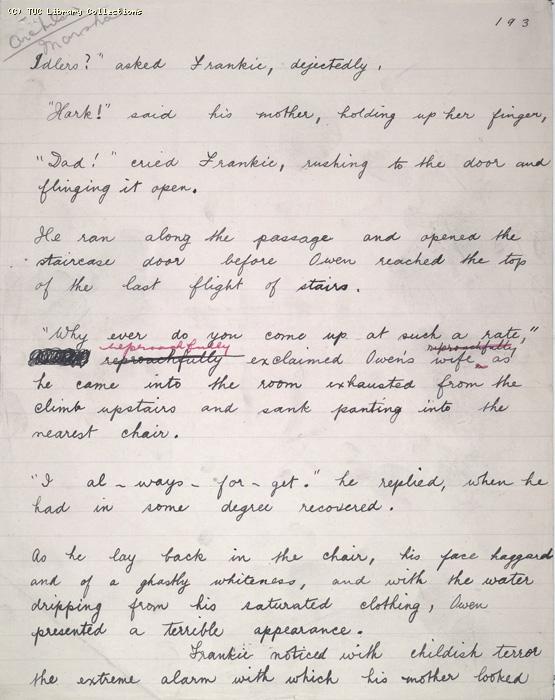 The Ragged Trousered Philanthropists - Manuscript, Page 193