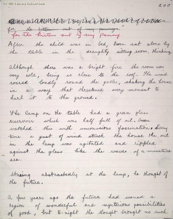 The Ragged Trousered Philanthropists - Manuscript, Page 200