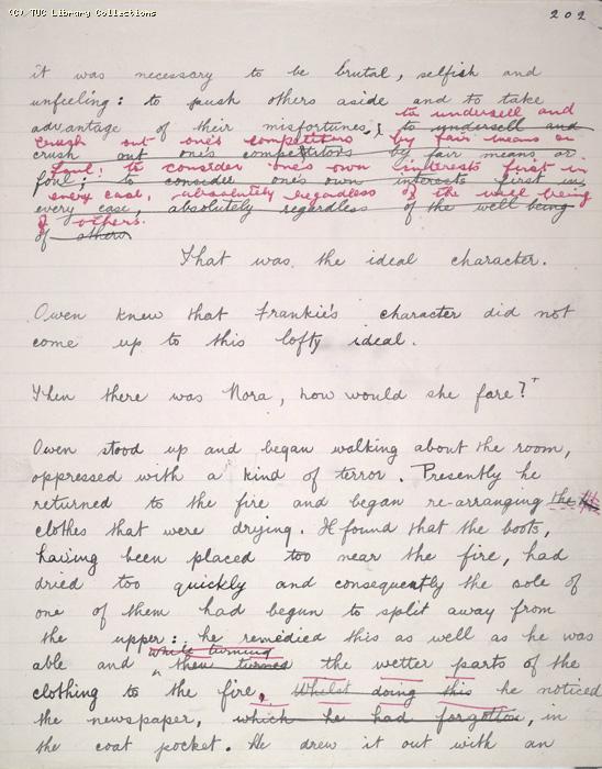 The Ragged Trousered Philanthropists - Manuscript, Page 202