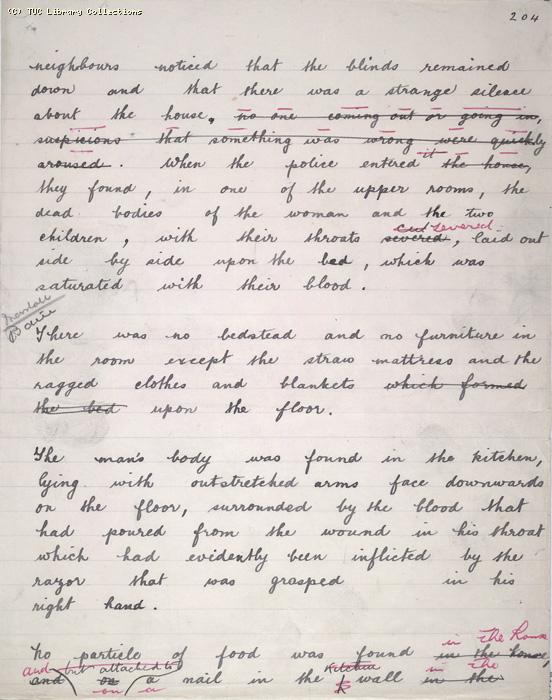 The Ragged Trousered Philanthropists - Manuscript, Page 204