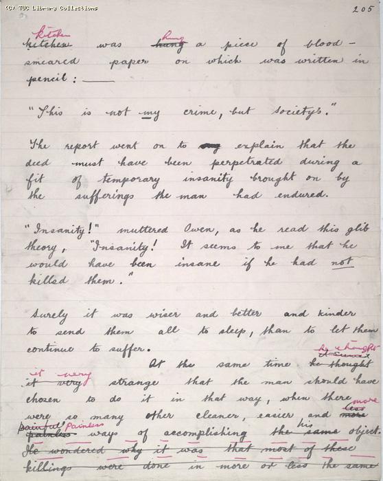 The Ragged Trousered Philanthropists - Manuscript, Page 205