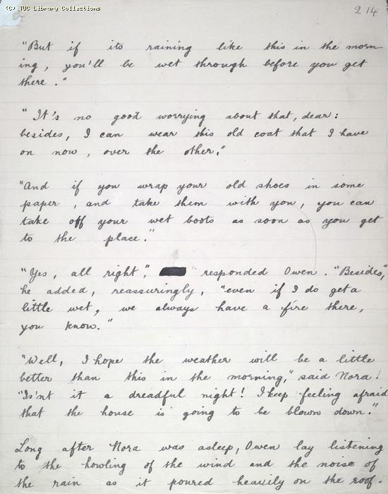 The Ragged Trousered Philanthropists - Manuscript, Page 214