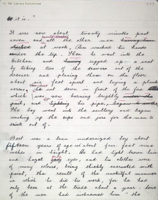 The Ragged Trousered Philanthropists - Manuscript, Page 222